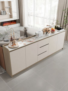 Cabinet behind Sofa Tea Cabinet Horizontal Hall Backrest Cabinet Living Room Hallway 30cm Wide Sideboard Cabinet Cupboard