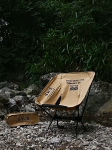 Ultralight Folding Chair Detachable Travel Moon Chair Portable Collapsible BBQ Chair for Outdoor Camping Hiking Fishing