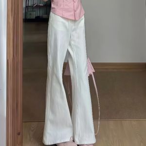 VKSOD | Áo len cardigan hở lưng phong cách Hàn Quốc cạp cao thon gọn quần ống rộng mùa hè cho nữ Bộ đồ hai mảnh cao cấp