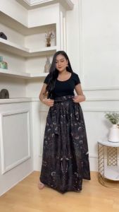 ROK BATIK POLYKATUN MAYUNG PANJANG DEWASA MOTIF SAWUNGGALIH