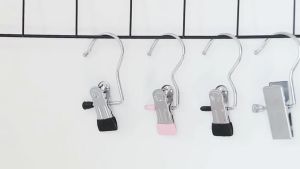 10pcs Laundry Hanging Hooks Windproof Clothes Hook Clip Stainless Steel 360° Rotated Hanger Clip