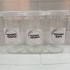 TOPLES BUMBU KEMASAN 1000ML GRATIS STIKER LABEL / TOPLES AESTHETIC / TOLPES PLASTIK PET /TOPLES  TABUNG PREMIUM / TOPLES JAR / TOPLES KUE LEBARAN