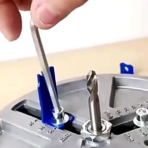 45-135mm Multifunctional Adjustable Woodworking Hole Opener for Drywall Materials Plastic Cork