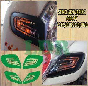 stiker cutting sticker variasi sen motor scoopy