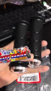 Paket Murah Sepasang Handgrip Grip Honda + Jalu Stang Model Heng Pipi Tipis Universal Matic Bebek Vario Mio Beat Supra Scoopy Nmax Pcx Aerox Cityvarianmotor