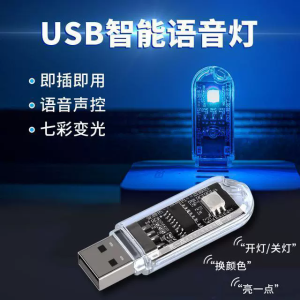 CHEWUSHI | Đèn LED Trang Trí Nội Thất Kích Hoạt Giọng Nói USB