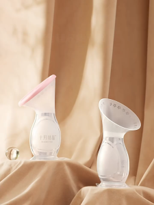 TEN-M JOURNEY Silicone Breast Milk Collector Manual Breast Pump Milk Catcher Breastfeeding Leakproof