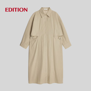 edition | Summer New Oversized Cotton-Silk Trench Coat