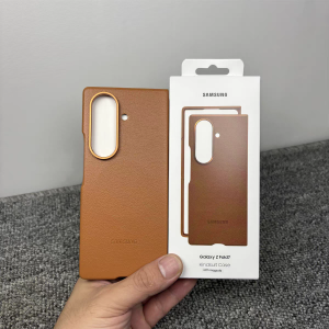 Samsung | Luxury Leather Cover For Samsung Galaxy Z Fold7 Fold 7 5G SM-F966B For Magsafe Magnetic Wireless Charging Slim Protective Shell