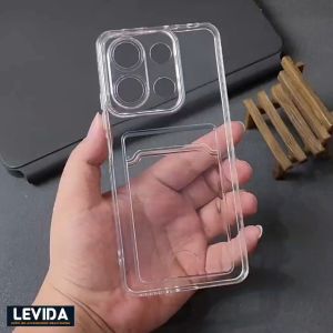 Redmi Note 13 4G Redmi Note 13 5G Clear Wallet Card Case Bening / Card Holder Kartu