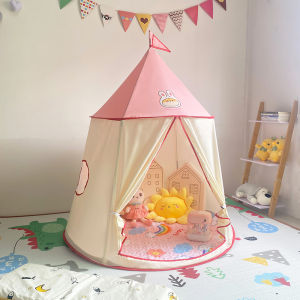 Childrens Indoor Tent Princess Castle Mongolian Yurt Girls Small House Sleeping Bag Birthday Gift Baby Girl Toy Cotton Tent