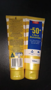 Coles SPF50+ Ultra Sunscreen Lotion Sunblock UVA UVB Broad Spectrum
