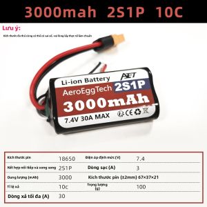Pin RC Dung Lượng Cao Bền Bỉ 10C