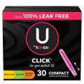 (KL Ready Stock)kotex  导管卫生棉条 compact tampon with applicator 30pcs regular Super and Super Plus 卫生棉条 新手适用. 