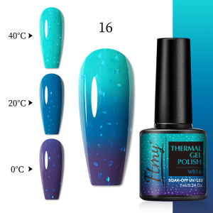 Color Changing Gel Nail Polish Temperature-Sensitive 7ml Lead-Free No Fragrance Nail Art Manicure Gel Polish For Salon Use