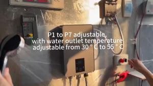 XTTX × Tixx Water Heater Shower Heater 6500W Instant Heating Touch Screen Automatic Temperature Control For Bathroom