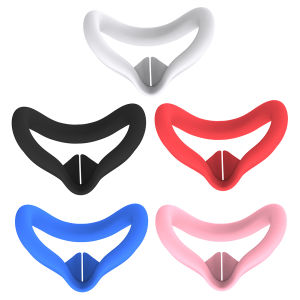 Welcomehome Silicone VR Face Cover Sweatproof VR Silicone Mask Cover Anti-Dirty Mask Face Pad for Meta Quest 3S VR Accessories