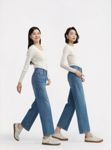 HIPPIE MISS | Four-way Stretch High-rise Straight-leg Jeans