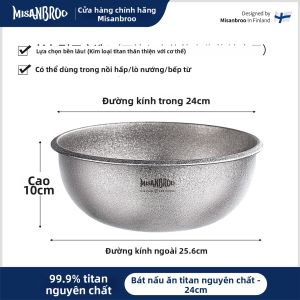 Misanbroo | Bát Trộn Titanium Cấp Thực Phẩm