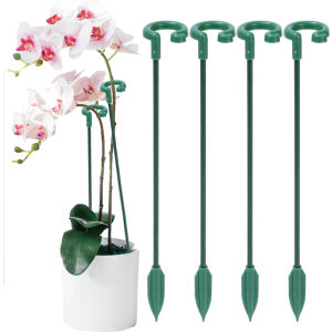 1-10Pcs Plant Support Stakes Garden Single Stem Flower Phalaenopsis Orchid Dedicated Support Stakes Reusable Flower Stand Fixing Tool