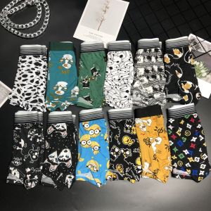 Quần sịp nam hoạt hình.lót nam boxer đùi họa tiết vải thun mát mềm mịn PM25A