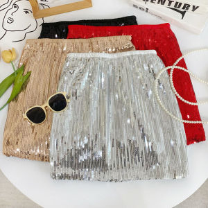 กระโปรงสั้นเอวสูงเซ็กซี่สำหรับผู้หญิง กระโปรงสั้นทรงเอ ชุดการแสดงบนเวที กระโปรงสั้นทรงเอ กระโปรงสั้นทรงเอ