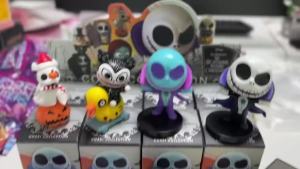 Bandai | The Nightmare Before Christmas Blind Box Hot Figures Jack Sally Cosbi Collectible Figurine Doll Friend Birthday/Christmas Gifts