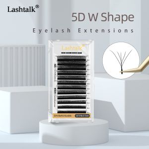 Lashtalk 5D W Shape Eyelash Extensions From Nagaraku Premade Flowering Volume Soft Fake Lashes Easy Faning Makeup Free Shipping
