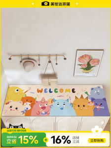 Meisda Shoe Cabinet Table Mat Entrance Dining Sideboard Pad Tea Table TV Cabinet Protective Mat Tablecloth Wash-Free Dirt