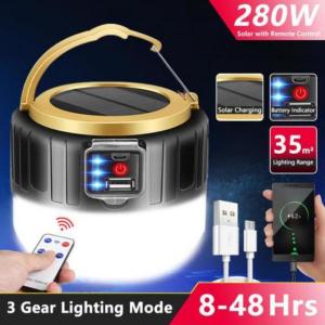 ESMARTER | Đèn LED Cắm Trại USB Sạc Cao Cấp Di Động Lều Đèn Chiếu Sáng Khẩn Cấp Cho Đi Bộ Đường Dài BBQ Hang Động Câu Cá Ban Đêm