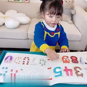 BabyShop-M380 Buku Aktivitas Bayi Lucu DIY Quiet Busy Book dan Velcro 14 30 Halaman / Mainan Buku