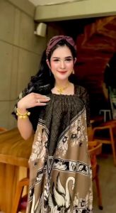 Daster Fuji Terbaru 2024 LD 120 cm Daster Viral Kekinian Dress Ibu Hamil
