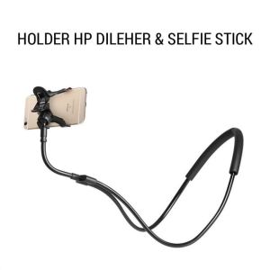 HOLDER LEHER HP FLEXIBLE LAZYPOD LEHERSTAND MOUNT NECKLACE LAZY NECK PHONE HOLDER / LAZY NECK POD