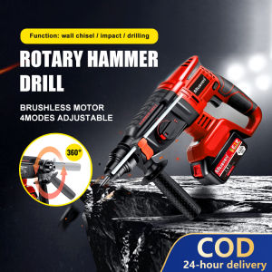 Original 6.0AH 2600rpm 26mm Electric Hand Corded Drill Portable Drill Impact Drill Ergonomic Handle Grip for ConcreteMetalWoodScrewdriver