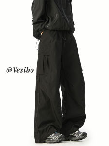 VESIBO | High-street Style Wrinkle-resistant Utility Pants