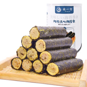 SHUIYIFANG | Salty Egg Yolk Cod Fish Floss Seaweed Filled Crispy Egg Roll