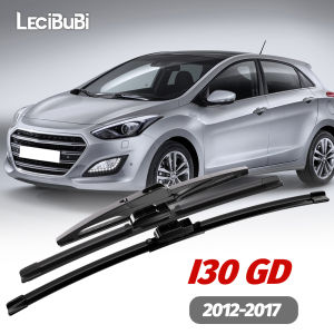 1 Bộ Lưỡi Gạt Nước Kính Chắn Gió Phía Trước & Phía Sau Cho Hyundai I30 GD 2012-2017 Cao Su Gạt Nước Kính Chắn Gió Màu Đen Dung Sai Nhiệt Độ -40 ℃ Đến +70 ℃