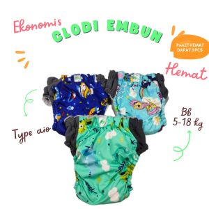 Clodi / popok bayi murah ( paket isi 3 pcs