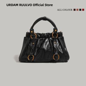 URCDN RDALVO | Fashion Retro Pleated Handbag Crossbody Bag