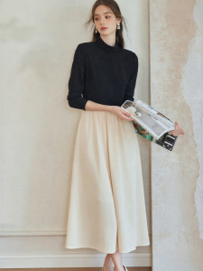 Roey s house | Exclusive Design High-end Color Block Knit Dress