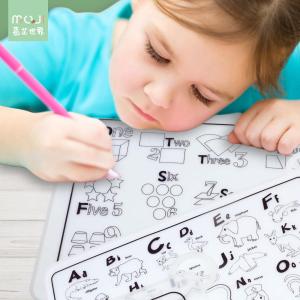 ผ้ารองอาหารสำหรับเด็ก ผ้ารองทานอาหารระดับอาหารสำหรับเด็กนักเรียนประถมศึกษา ผ้ารองทานอาหารระบายสีกันน้ำมัน