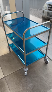 Stainless Steel 3 Layer Trolley Heavy Duty for Restaurant Hotels Bakery etc