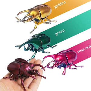 Kids Toys Wind Up Toy Unicorn Beetle Toy Children Simulation Boy Baby Winding Crawling Insect Toy Educational Enlightenment Gift