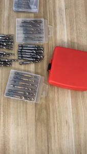 Mata Bor 6PCS Pembuat Ulir Drat Drill Tap Set Hex Twist Spiral Tapper