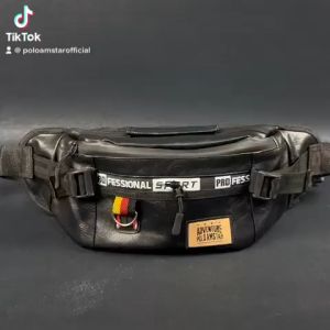Waistbag Polo Amstar Bahan Kulit PU Leather Tas Pria Tas Pinggang Tas Selempang Bahu Tas Kulit Tas Pinggang waterproof