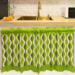 Sink/Lababo curtain. Plain color 60x30 inches AGATHA HOME DECOR