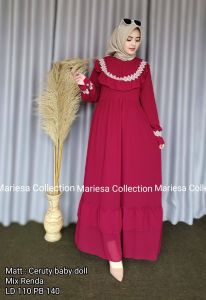 gamis wanita dewasa/gamis m/gamis l/gamis xl/gamis xxl/gamis L5 /gamis ceruty/baby doll armany/gamis mewah/gamis tanah abang/baju pengajian /baju hajatan/baju kurung/ baju midi dress/dress ceruty/ceruty premium /gudang ceruty/jahitan rapi/double puring
