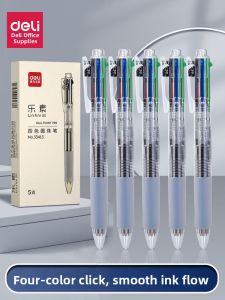 deli | Multi-color Retractable Oil-based Ballpoint Pen 0.7mm