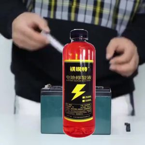 (No need to change battery) 500ml Car battery water Free 3Pcs Tool Set Auto Battery Acid Repair Liquid Serbuk Bateri Kereta Motor Air Bateri 电池水