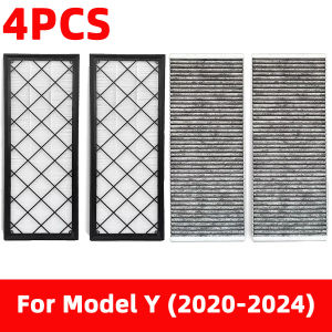 PINMOAP Car Air Conditioning Cabin Filter Is Suitable For Tesla Model Y 2020-2024 Activated Carbon Filter Dust Filter Cleaner